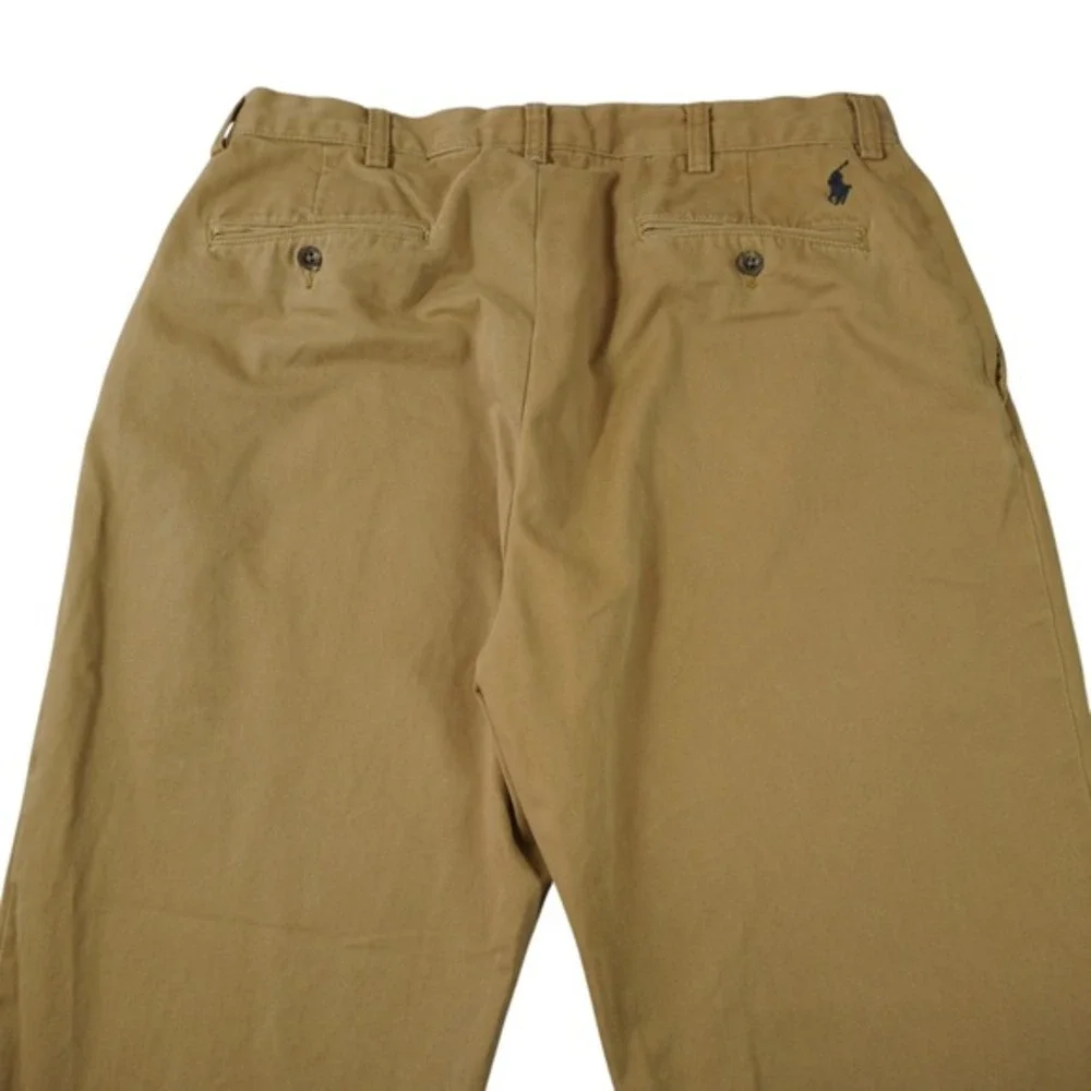 Polo Ralph Lauren Prospect Pant Mens 32x28 Tan‎ Khaki Chino Straight Leg Cotton